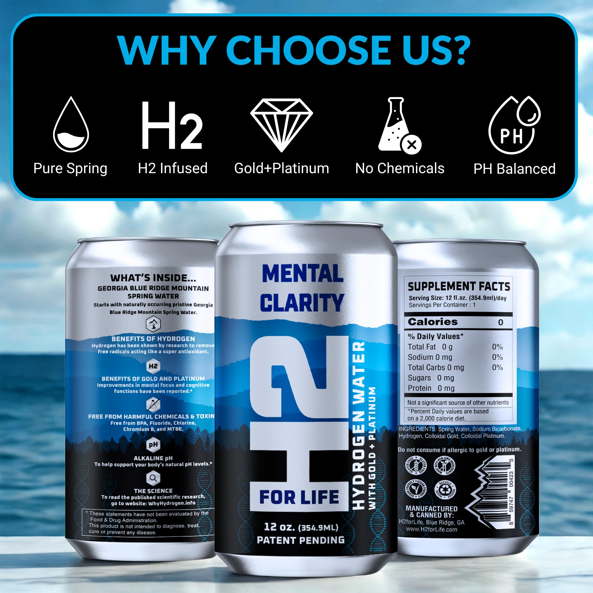 Amazon.com: H2ForLife Hydrogen-Rich Spring Water with Colloidal